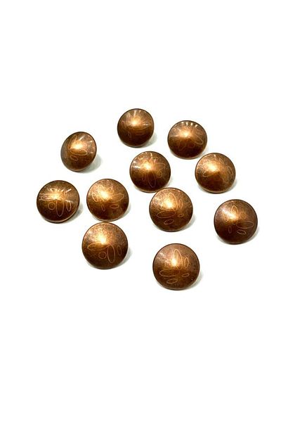 ODDA TASARIM ATÖLYESİ antique copper metallized 24 size blouse button