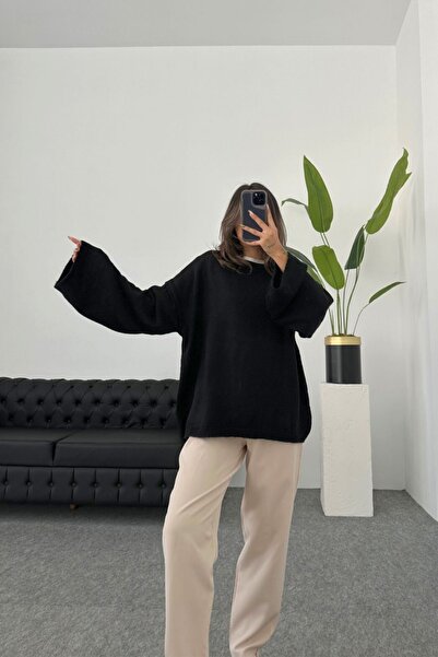 fmnbutik jüjü tricotaj de damă oversize loose fit pinterest tricot cu mâneci ...