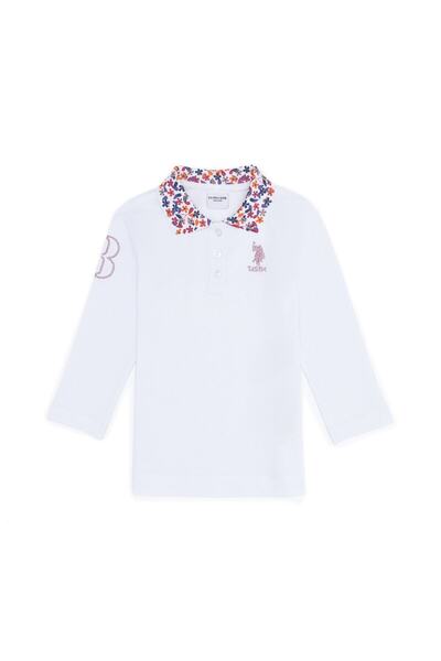 U.S. Polo Assn. Beyaz Kız Çocuk Sweatshirt