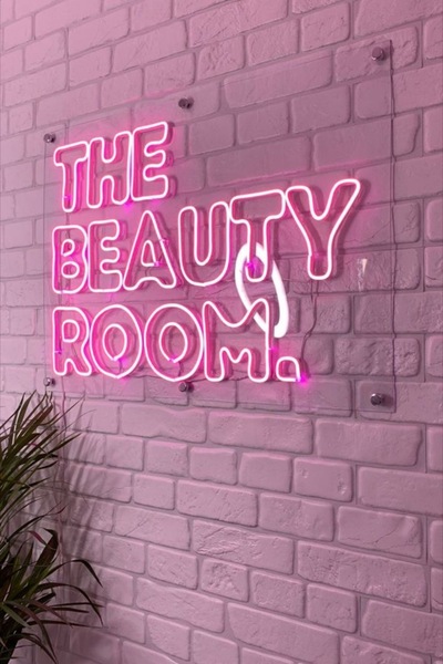 DECCOR EVİM The Beauty Room Yazılı Neon Led Yazı