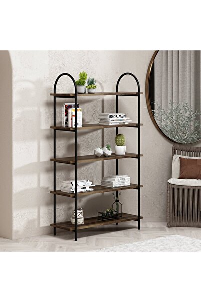 ASUDE kitaplık siyah/kahve