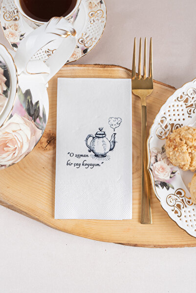 Rima Tasarım Çay Yanı Sunum Peçetesi 20li