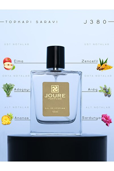 JOURE PERFUME J380 Amber Taze Baharatlar Odunsu Aromatik Fresh Kokulu 50ml Ka...