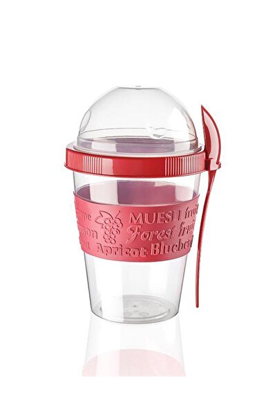 Titiz Take'n Go Take'n Go Yoghurt Container with Lid, Spoon and Prepare and Go Bowl