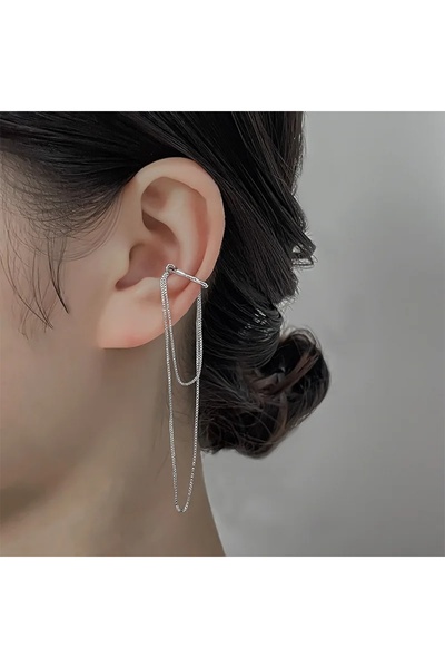TakıConcept Deliksiz Kıkırdak Küpe, Ear Cuff Kadın Küpe