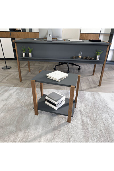 lagomood Zenith Sehpa Antrasit Ceviz