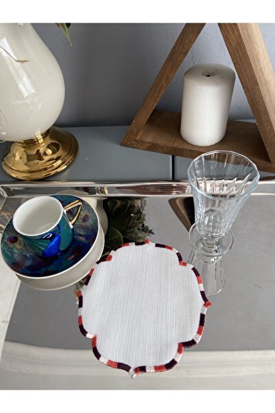 LİNDA MİA منديل كوكتيل مفرد أحمر