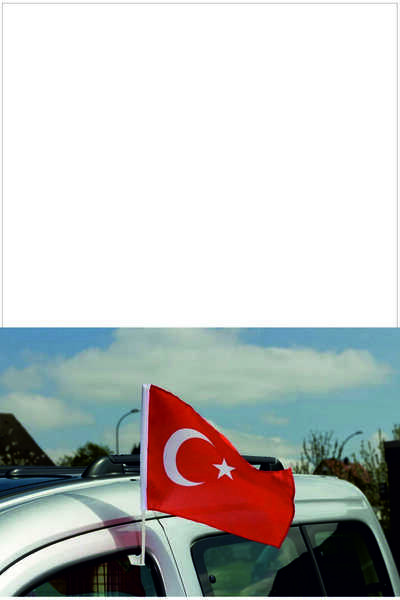 Ary Konvoy Bayrağı, Araç Bayrağı, Arabaya Takılan Türk Bayrağı 4 Adet. Oto Ba...