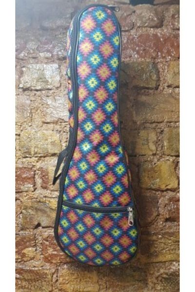 PUKA Indian Flower Model Soprano Size Carrying Case for Ukulele
