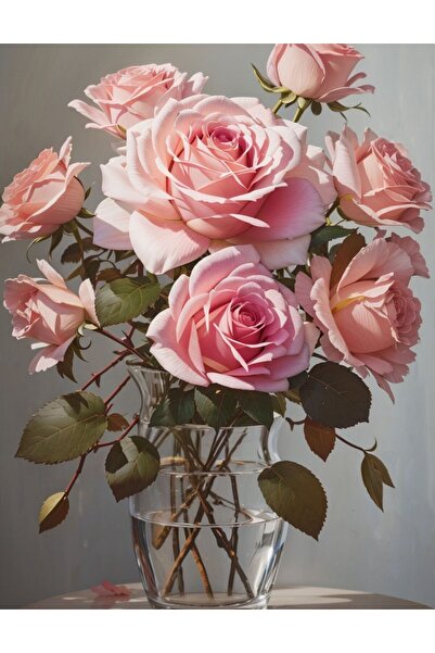 LİLYHOBBYLAND Renkli Baskılı Sayılarla Boyama Hobi Seti (Çerçeveli-Büyük Boy)...