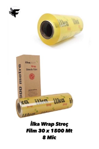 İlka Wrap 1st Quality Stretch Film 30 X 1500 Mt 8 Mic 2 pieces