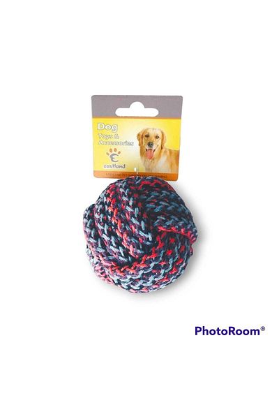 724 AVM Washable Dog Toy Ball, Dental Floss, Nibbling Toy, Grab Toy Large Size