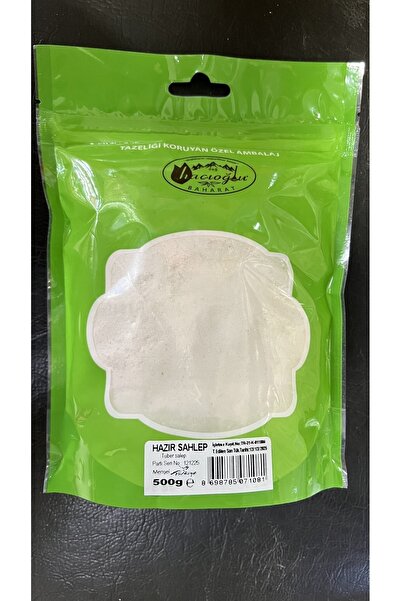 Hacıoğlu baharat Hatay Yöresel Hazır Salep Sahlep 500 gr / 1/2 Kg