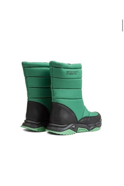 Benetton BN-30396 Γυναικείες Μπότες Πράσινες