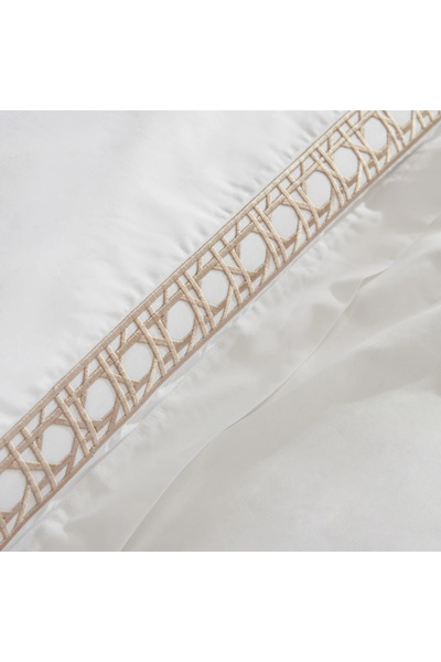 Karaca Nautica Home Rattan Percale Çift Kişilik Nevresim Takımı Bej