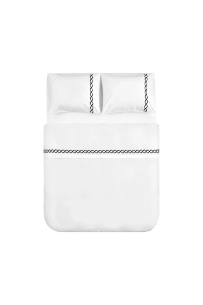 Karaca Nautica Home Billow Percale Çift Kişilik Nevresim Takımı Navy