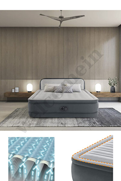 welcomein Elektrikli Queen Dura-Beam Başlıklı Ultra Yatak 152x236x86 cm IKY64448