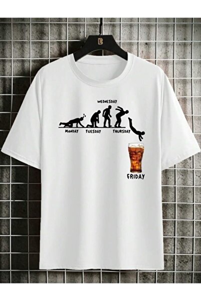 MAGORS STIL-X FRIDAY PRINTED CREW NECK, PA Pamuk, CRNA, BELOGA I SIVA UNISEX ...