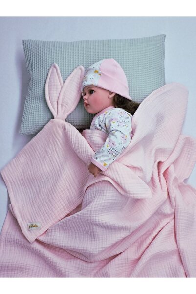 Yada Baby طقم بطانية وصديق للنوم مصنوع من القطن العضوي بنسبة 100% مكون من أرب...