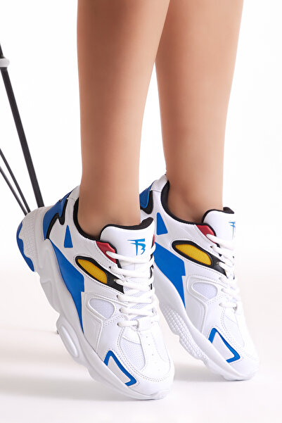 Tonny Black Unisex bílé saxové sportovní boty Tb252