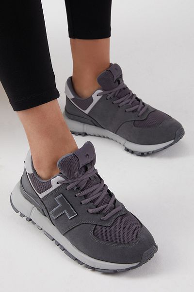 Tonny Black Geräucherter, rutschfester Unisex-Schnürsneaker mit Eva-Sohle