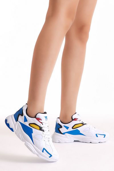 Tonny Black Unisex bílé saxové sportovní boty Tb252