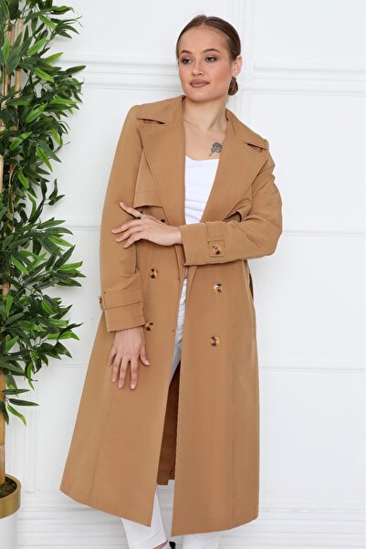 Wazze Su İtici Astarsız Trençkot