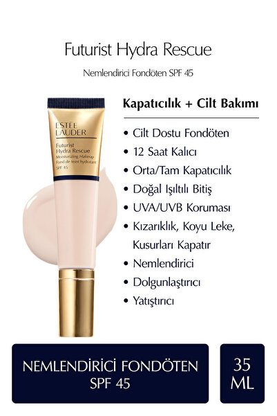Estee Lauder Futurist Hydra Rescue SPF 45 Nemlendirici Fondöten 35ml - Renk: ...