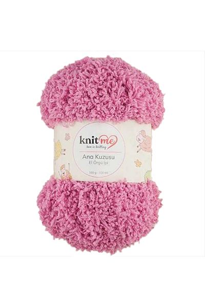 knitme 718 Model Pink Knit Me Mother's Lamb - 5 Κορδόνια πλεξίματος χειρός