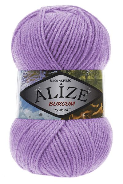 Alize 5 τεμάχια Burcum Classic πλεκτό νήμα βιολετί 247