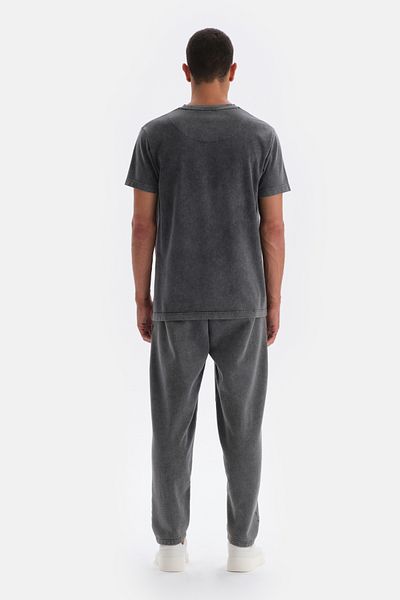 Dagi Tricou spalat cu mânecă scurtă afumata