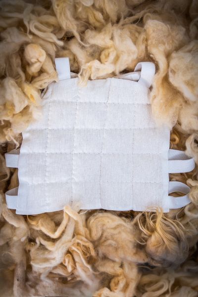 Woolly Well Unwashed Sheep Wool - Vest - Baby And Child 1-12 Years