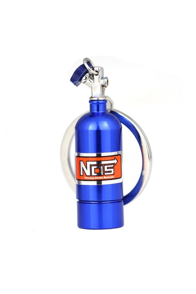 Schulzz Ultra Realistik Nos Tüpü Metal Anahtarlık İçi Açılır Mini Saklama Haz...