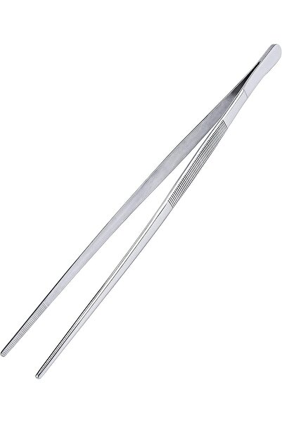 MEZİGARC 30cm Pratik Et Cımbız Profesyonel Çelik Maşa Şef Cımbızı Universal Masterchef Maşa Pişirme Cımbızı