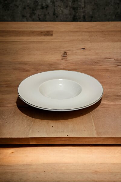 Intiale Arras Porselen Makarna Tabağı 27cm Platin Yaldız