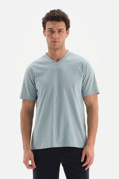 Dagi Μπλουζάκι με V-Neck Basic Supima