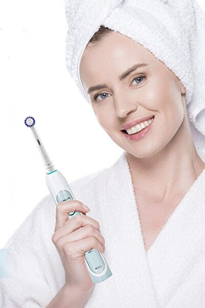 MEZİGARC Koku Önler 8 Adet Muadil Oralb Uyumlu Şarjlı Diş Fırçası Uyumlu Yedek Başlık Ağız Bakım Set Sağlık