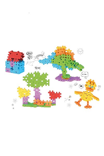 YILDIRIM OYUNCAK 192 Parça Yapı Oyuncakları Fun-Fun Puzzle - Eğitici Aktivite Blok Oyuncakları