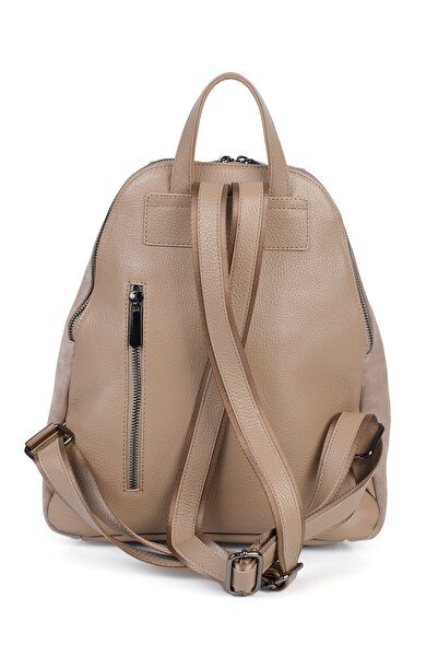 Ysmn Genuine Leather Suede Women's Backpack YC042043HSD