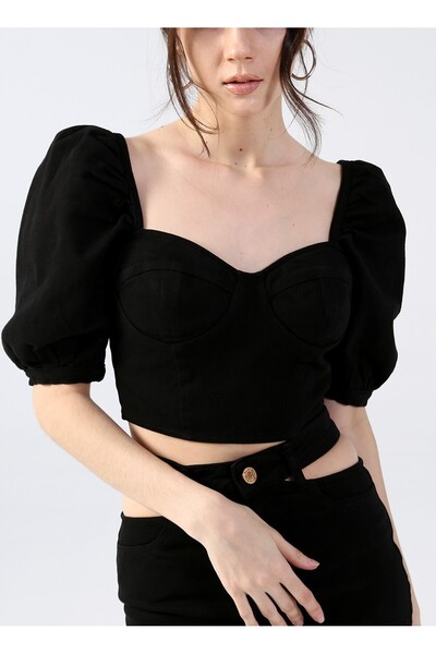 Rocky girl Siyah Karpuz Kol Straplez Büstiyer