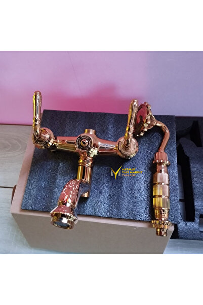 Genel Markalar Gold Osmanlı Duş Seti Modern ve Şık Paslanmaz