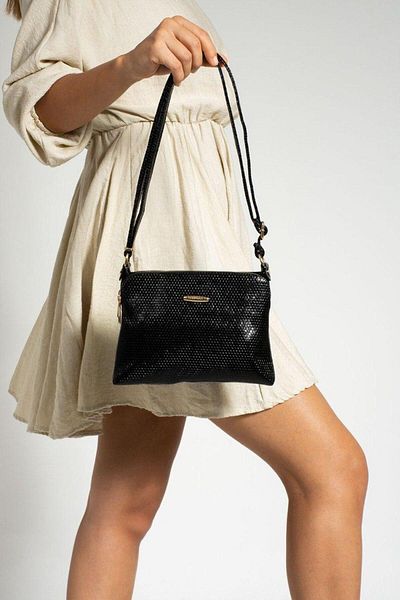 Ramada Çanta Shiny Black Women's 2 Compartment Crossbody Shoulder Bag