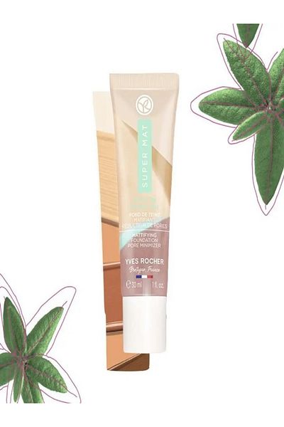 Yves Rocher Perfect Skin Matte Foundation Skin Care Based Formula!30ml