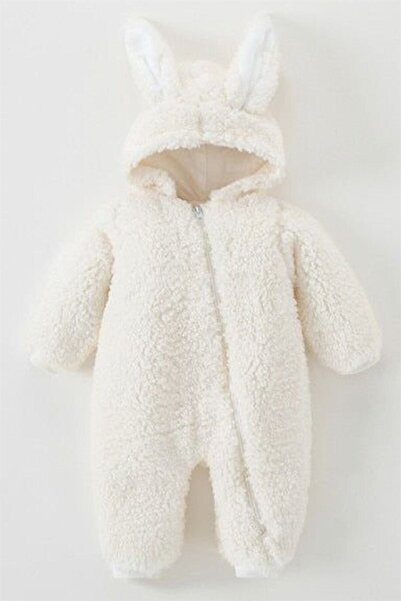 ipek atlas بذلة أطفال من القطيفة على شكل أرنب للجنسين