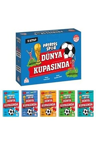 Nesil Çocuk Yayınları Patates Spor Dünya Kupasında Set+Soru Kitapçığı - 5 Kit...