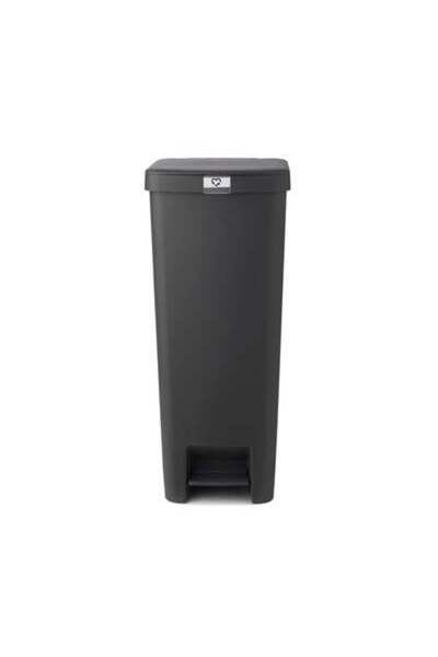Brabantia Stepup Dark Grey Plastic Bin with Pedal 40 L