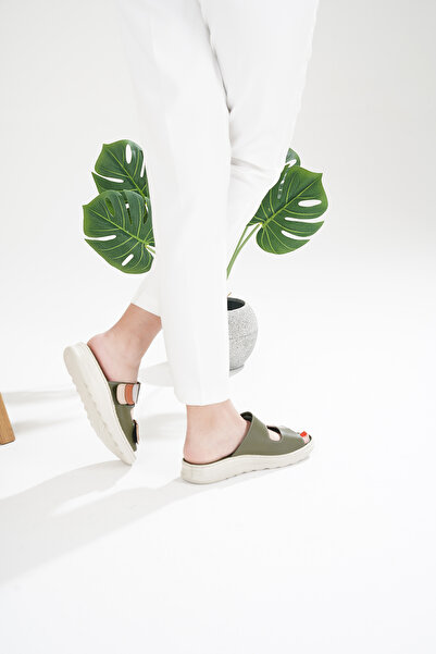 Mira Terlik Mira Ortopedik Deri Terlik Topuk Dikeni İçin Uygundur