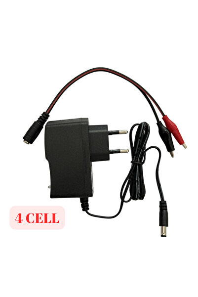 OZSUADAPTOR 4 Cell 16,8v Lithium-ion Şarj Cihazı 16,8 Voltu Şarj Için Adaptör...