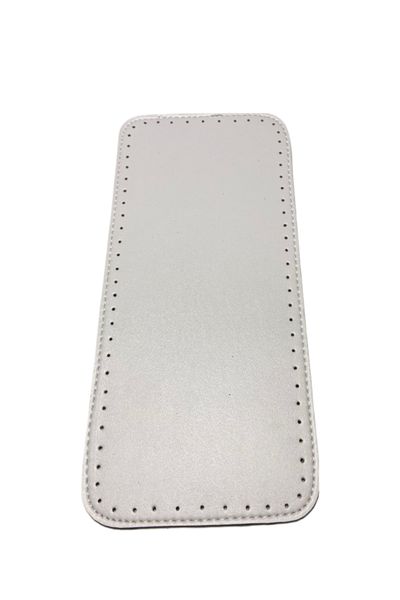 Lady Moss قاعدة حقيبة مستطيلة بيضاء 12x27