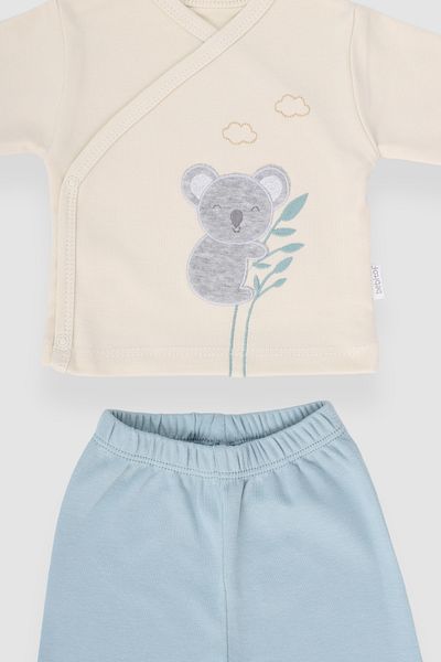 Bebitof Koala Pattern 5-Piece Newborn Baby Hospital Discharge Bodysuit Set